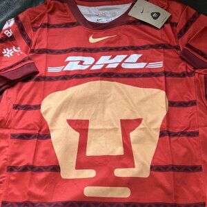 Nike Red and Gold Men's Jersey